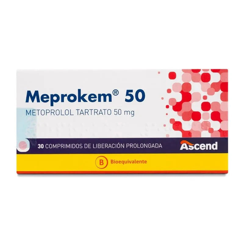 Meprokem 50 mg x 30 comprimidos de liberación prolongada "Ley Cenabast" ASCEND
